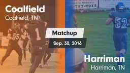 Matchup: Coalfield vs. Harriman  2016