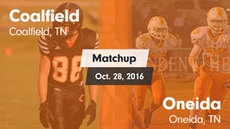 Matchup: Coalfield vs. Oneida  2016