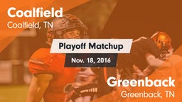 Matchup: Coalfield vs. Greenback  2016