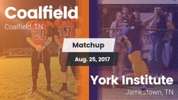 Matchup: Coalfield vs. York Institute 2017
