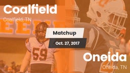 Matchup: Coalfield vs. Oneida  2017