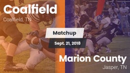 Matchup: Coalfield vs. Marion County  2018
