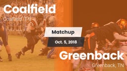 Matchup: Coalfield vs. Greenback  2018