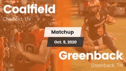 Matchup: Coalfield vs. Greenback  2020