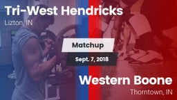 Matchup: Tri-West Hendricks vs. Western Boone  2018