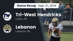 Recap: Tri-West Hendricks  vs. Lebanon  2018