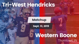 Matchup: Tri-West Hendricks vs. Western Boone  2019