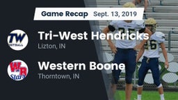 Recap: Tri-West Hendricks  vs. Western Boone  2019