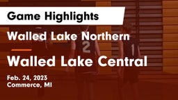 Walled Lake Northern  vs Walled Lake Central  Game Highlights - Feb. 24, 2023