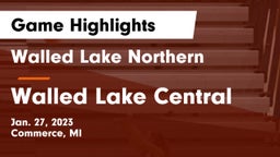 Walled Lake Northern  vs Walled Lake Central  Game Highlights - Jan. 27, 2023
