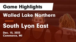 Walled Lake Northern  vs South Lyon East  Game Highlights - Dec. 15, 2023