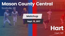 Matchup: Mason County Central vs. Hart  2017