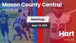 Matchup: Mason County Central vs. Hart  2019