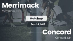 Matchup: Merrimack vs. Concord  2016