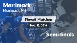 Matchup: Merrimack vs. Semi-finals 2016
