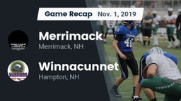 Recap: Merrimack  vs. Winnacunnet  2019