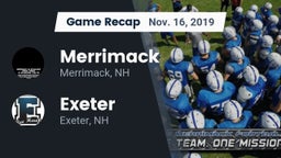 Recap: Merrimack  vs. Exeter  2019
