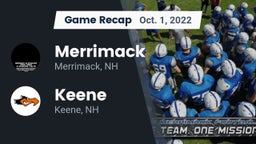 Recap: Merrimack  vs. Keene  2022