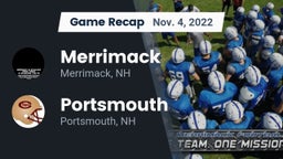 Recap: Merrimack  vs. Portsmouth  2022