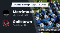 Recap: Merrimack  vs. Goffstown  2023