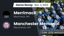Recap: Merrimack  vs. Manchester Memorial  2023