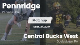 Matchup: Pennridge vs. Central Bucks West  2019