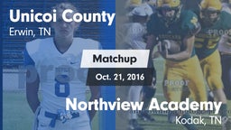 Matchup: Unicoi County vs. Northview Academy 2016