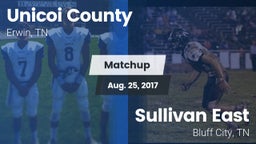 Matchup: Unicoi County vs. Sullivan East  2017