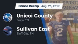 Recap: Unicoi County  vs. Sullivan East  2017