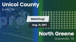 Matchup: Unicoi County vs. North Greene  2017