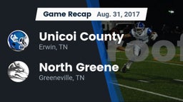 Recap: Unicoi County  vs. North Greene  2017