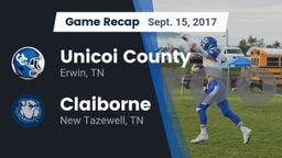 Recap: Unicoi County  vs. Claiborne  2017