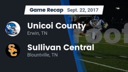 Recap: Unicoi County  vs. Sullivan Central  2017
