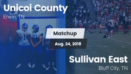 Matchup: Unicoi County vs. Sullivan East  2018