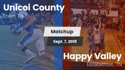 Matchup: Unicoi County vs. Happy Valley   2018