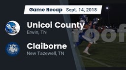 Recap: Unicoi County  vs. Claiborne  2018