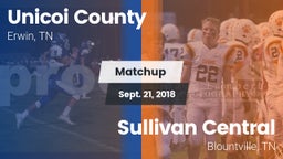 Matchup: Unicoi County vs. Sullivan Central  2018