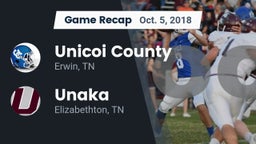 Recap: Unicoi County  vs. Unaka  2018