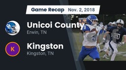 Recap: Unicoi County  vs. Kingston  2018