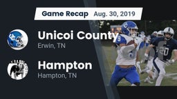 Recap: Unicoi County  vs. Hampton  2019