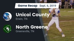 Recap: Unicoi County  vs. North Greene  2019
