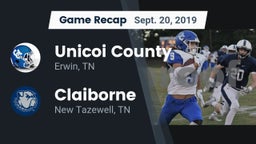 Recap: Unicoi County  vs. Claiborne  2019