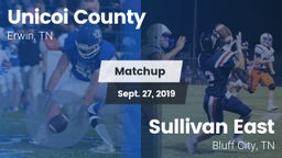 Matchup: Unicoi County vs. Sullivan East  2019