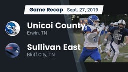 Recap: Unicoi County  vs. Sullivan East  2019