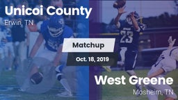 Matchup: Unicoi County vs. West Greene  2019