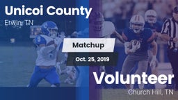 Matchup: Unicoi County vs. Volunteer  2019