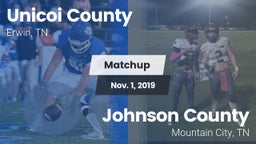 Matchup: Unicoi County vs. Johnson County  2019