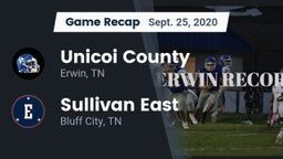 Recap: Unicoi County  vs. Sullivan East  2020