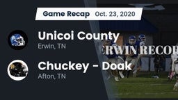 Recap: Unicoi County  vs. Chuckey - Doak  2020