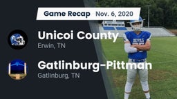 Recap: Unicoi County  vs. Gatlinburg-Pittman  2020